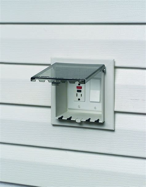 cover hanging electrical box|cover for outside electrical outlet.